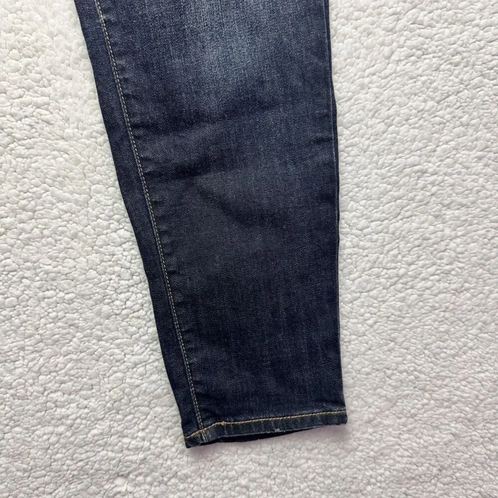 American Eagle Super Stretch Jegging Ankle Jeans Womens 8 Dark Wash Blue Denim